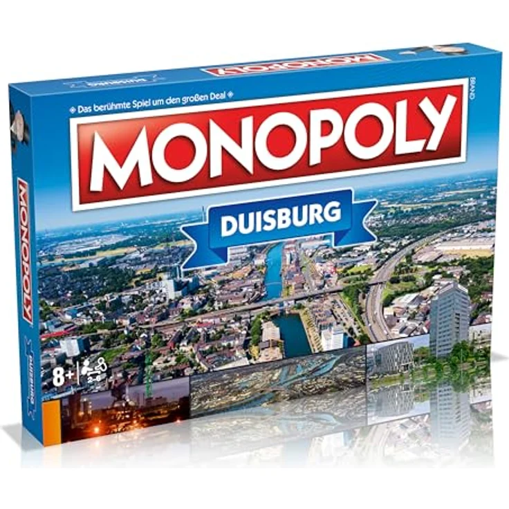 Winning Moves - Monopoly - Duisburg Städte-Edition - Gesellschaftsspiel für die ganze Familie, ab 8 Jahren, Deutsch – Bild 1