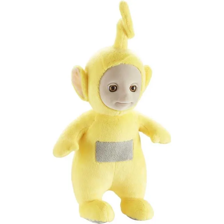 Chillfactor Teletubbies Plüsch Laa-Laa, sprechendes Kuscheltier aus supersoftem Plüsch, gelb, geeignet ab 18 Monaten