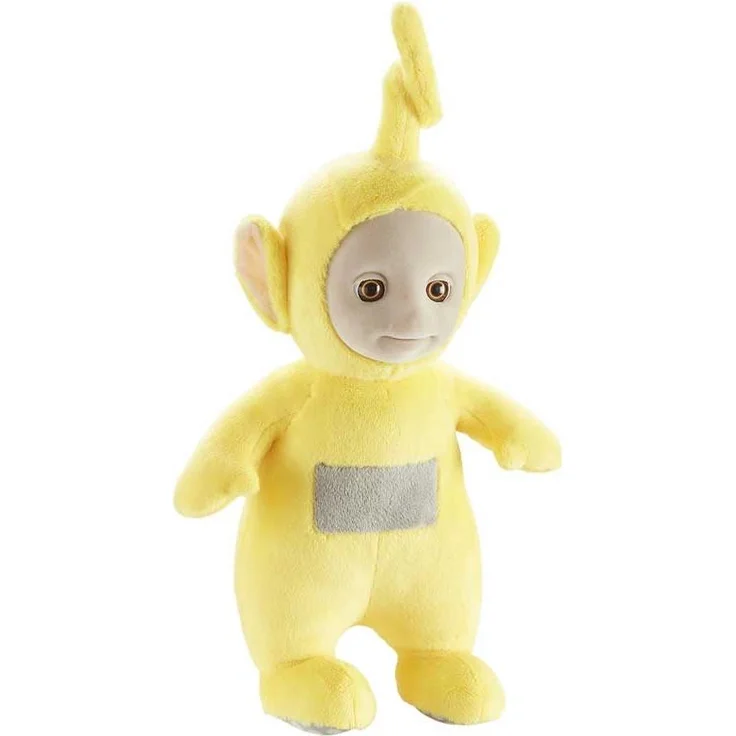 Chillfactor Teletubbies Plüsch Laa-Laa, sprechendes Kuscheltier aus supersoftem Plüsch, gelb, geeignet ab 18 Monaten