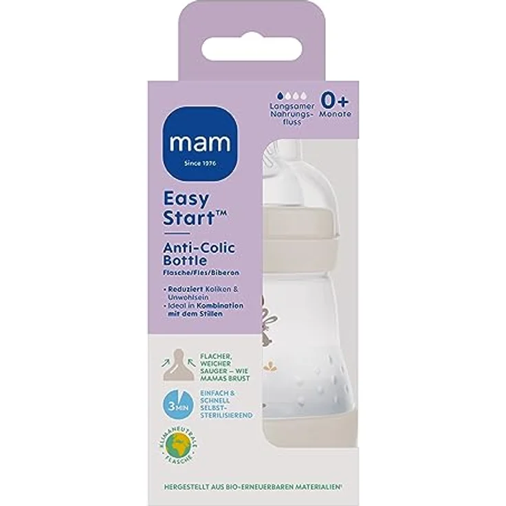 MAM Easy Start Anti-Colic matt, 160 ml, Hase – Bild 2