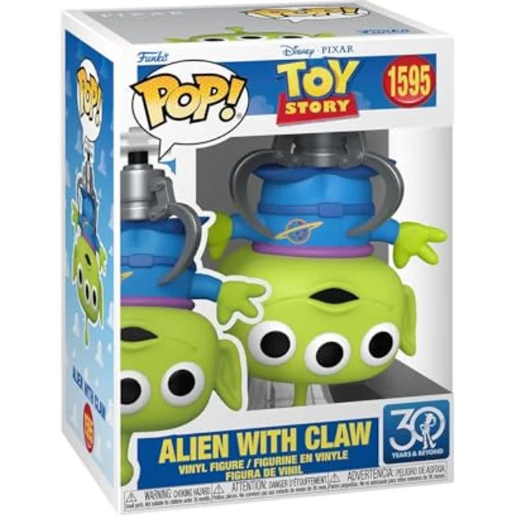 Funko Pop! Disney: Toy Story 30th - Alien - Vinyl-Sammelfigur, 9,5 cm, echtes Sammlerstück für Kinder und Erwachsene – Bild 1