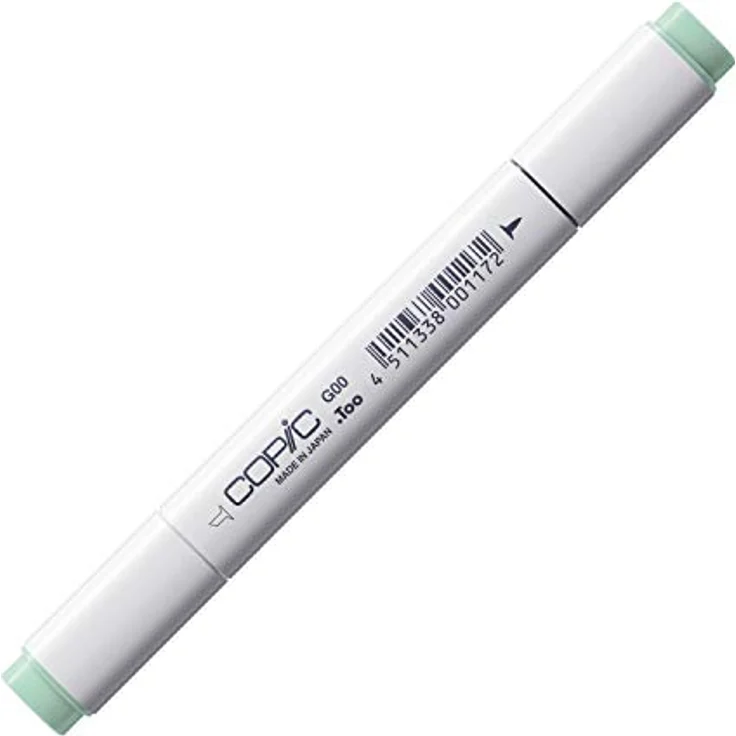 Copic Classic Marker Typ G - 00, Jade Green, professioneller Layoutmarker mit breiter und feiner Spitze, schnelltrocknend – Bild 1