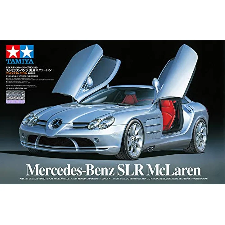 TAMIYA 1:24 Mercedes-Benz SLR McLaren Street, Detaillierter Modellbausatz mit 640 PS Leistung – Bild 7