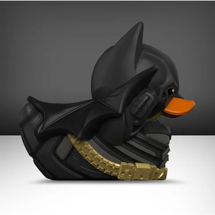TUBBZ Erstausgabe: Batman Der Dunkle Ritter - Cosplaying-Gummiente Vinylfigur, 9 cm groß, in stapelbarer Badewannen-Vitrine mit Batman-Logo – Bild 5