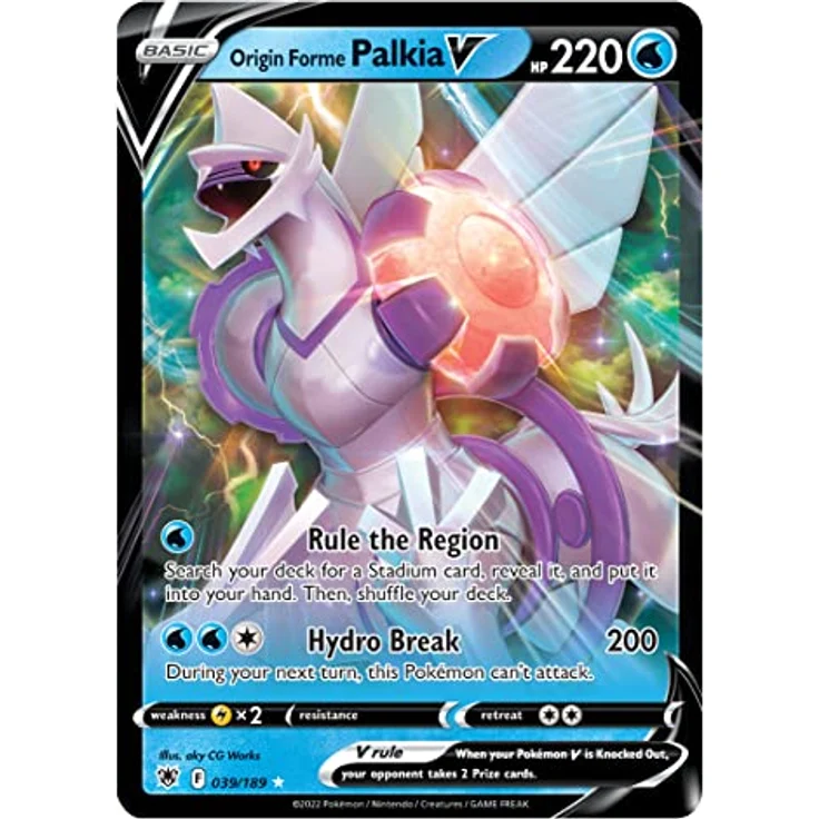 The Pokemon Company Pokemon Origin Forme Palkia VSTAR League Battle Deck, leistungsstarkes Deck mit Premium-Foil-Karten und begehrten Power-Karten – Bild 6
