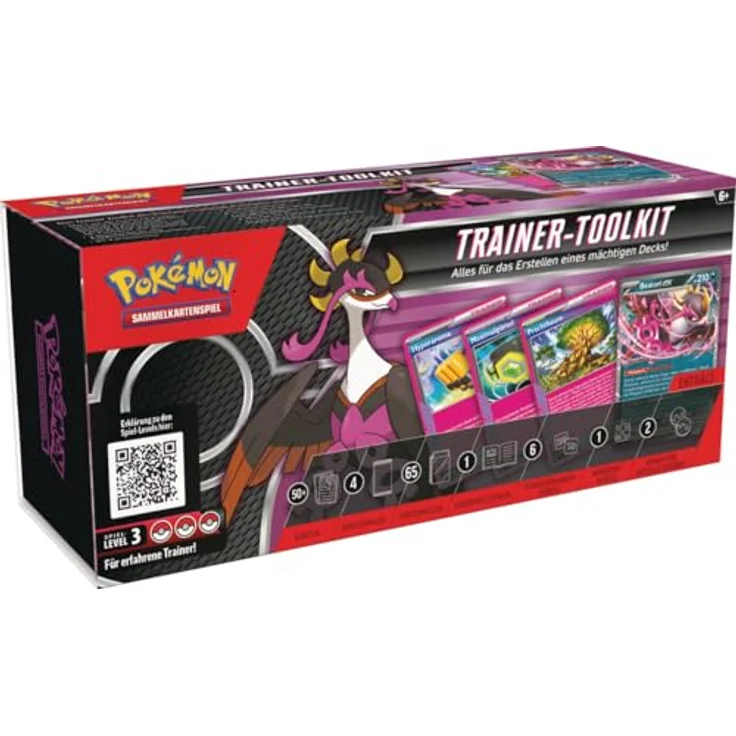 Pokémon Trainer-Toolkit, Sammelkartenspiel mit über 50 nützlichen Karten, 4 Boosterpacks und Zubehör – Bild 1