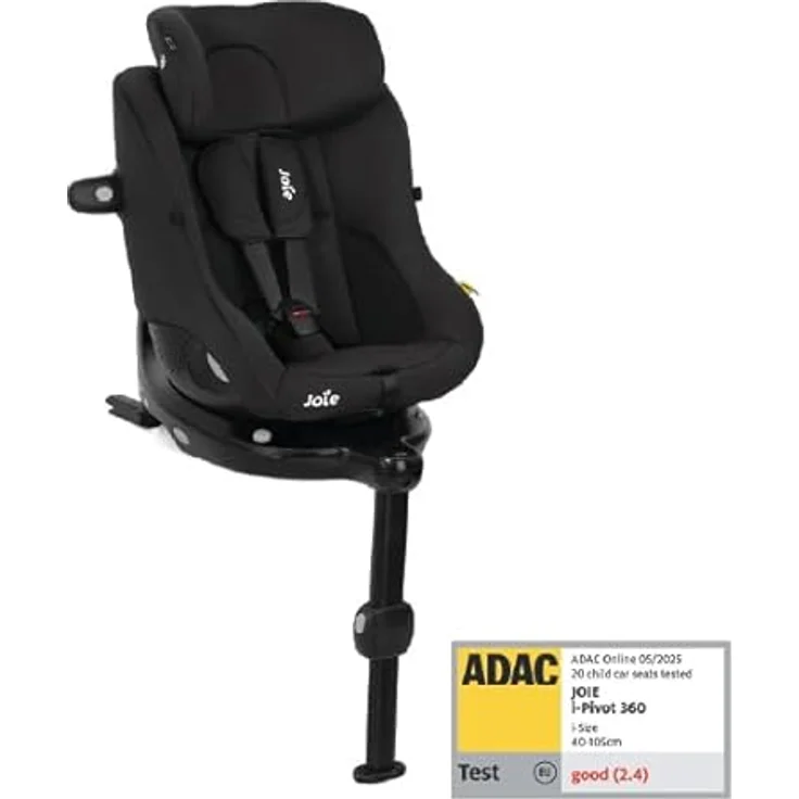 Joie i-Pivot 360, Drehbarer i-Size Autokindersitz für Reboarder, Farbe Shale – Bild 3