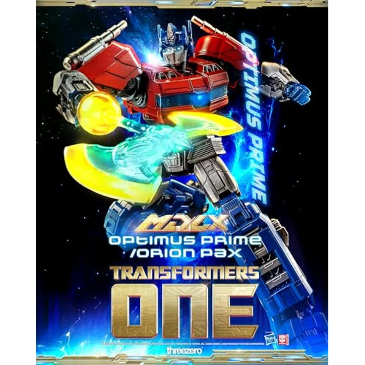 threezero Transformers One: Optimus Prime Orion Pax MDLX Actionfigur, ca. 16,1 cm hoch, 46 Gelenkpunkte, mit Energon-Axt und austauschbaren Köpfen – Bild 4
