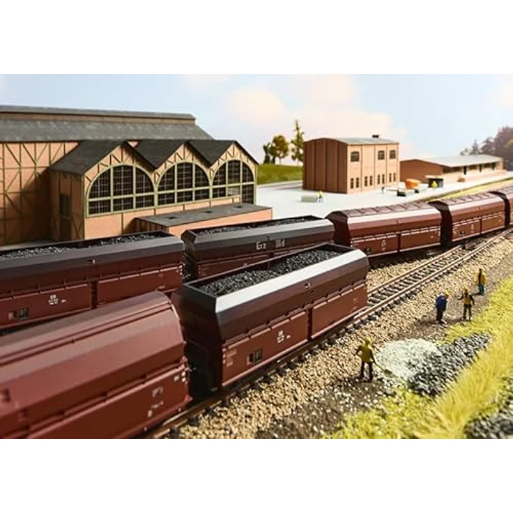 MiniTrix 18268 N 3er-Set Selbstentladewagen Kokstransport Teil 1 der DB (Spur N) - MiniTrix Modelleisenbahn-Wagen – Bild 2