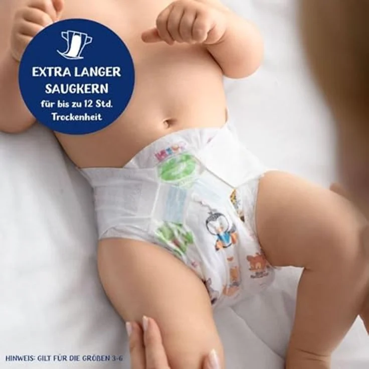 HiPP Babysanft Windeln Midi 3 Vorratsbox (3 x 72 Stück) – Bild 4