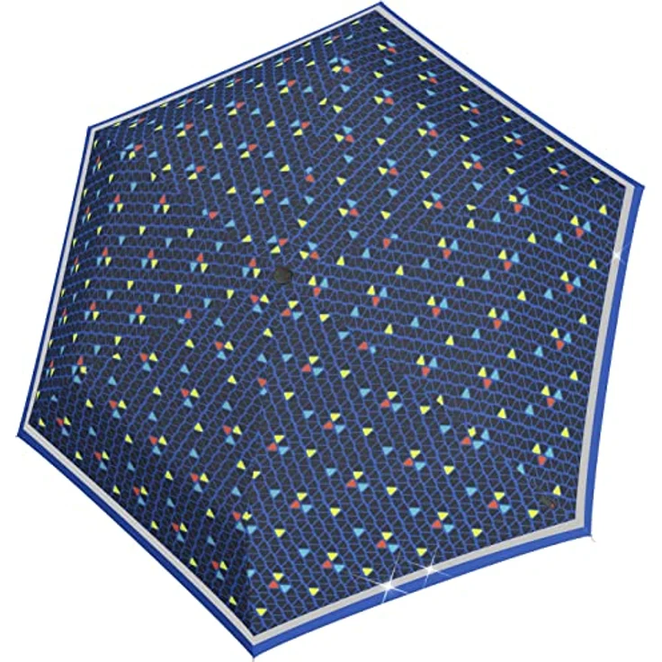 Knirps Rookie Manual Kinder Schultaschenschirm Regenschirm Taschen Kinderschirm Triple Blue – Bild 5