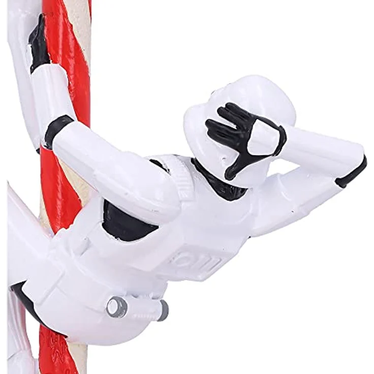 Nemesis Now Original Stormtrooper Christbaumanhänger, 12 cm, handbemalt mit Candy Cane Design – Bild 5