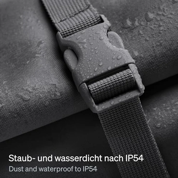 Got Bag Wanderrucksack ROLLTOP 2.0, Ergonomischer Rucksack mit bis zu 31 l Volumen, herausnehmbarer Laptopsleeve, magnetischem Rolltop-Verschluss, schwarz – Bild 6