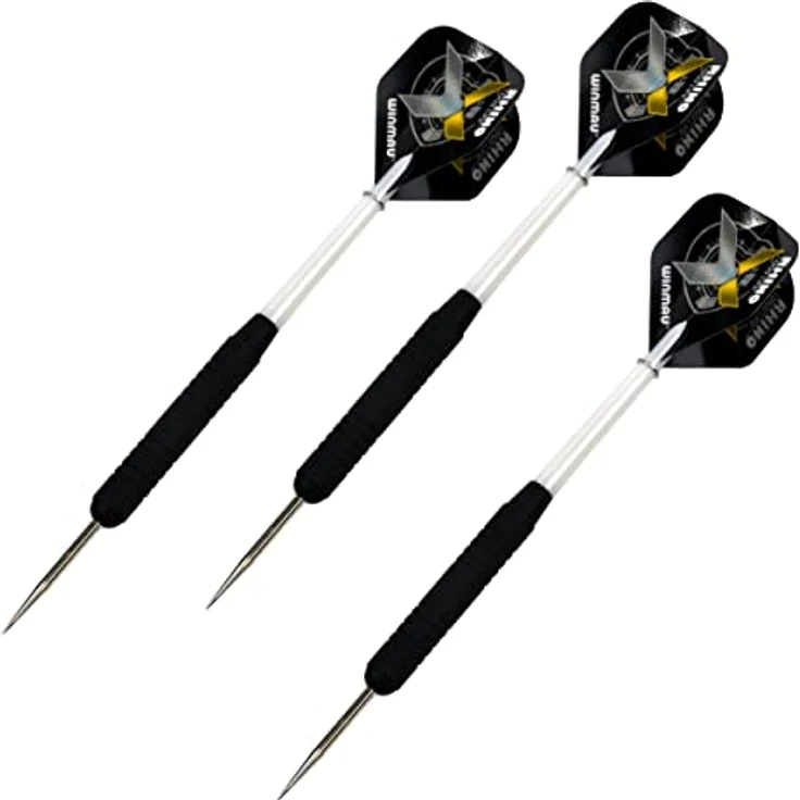 Winmau PRO-SFB Dartboard Set, inklusive 2 Satz Steeldarts, traditionelle Sisalfasern, turniertauglich – Bild 2