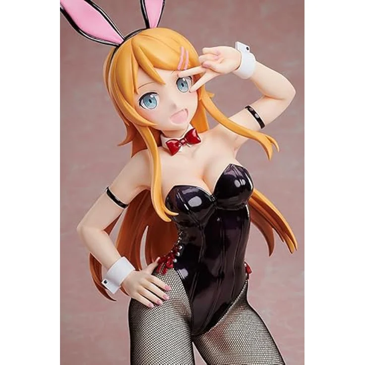 FREEing Oreimo PVC Statue 1/4 Kirino Kousaka: Bunny Ver. 33 cm, Sammelfigur im Hasenkostüm mit echten Netzstrumpfhosen – Bild 7