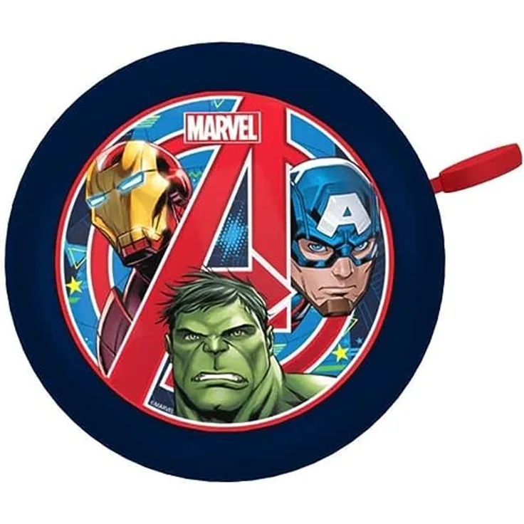 Seven Polska Jungen Avengers Fahrradklingel, Blau, Größe Ø/H: ca. 55 x 35mm