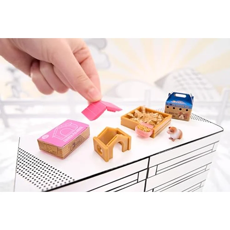 MGA ENTERTAINMENT MGA's Miniverse Kreativset - Make It Mini Animals mit 12 verschiedenen Tieren und UV-härtendem Zubehör, sortierte Lieferung – Bild 2