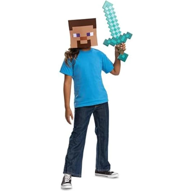 Jakks Pacific Minecraft - Spielset - Schwert und Maske, Kostümzubehör für Kinder ab 3 Jahren – Bild 4