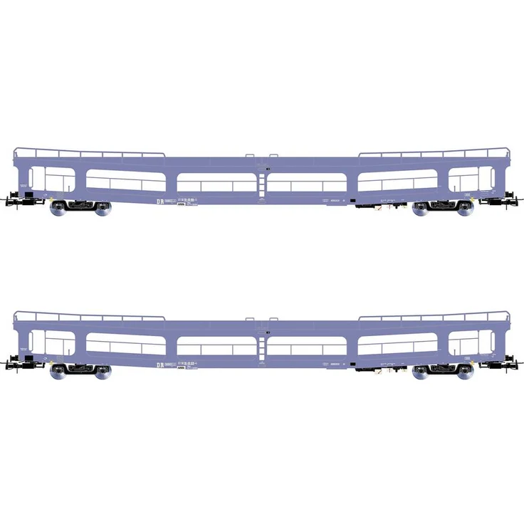 Rivarossi HR4421, Autotransporter AC, Epoche IV, Länge 606 mm, Metallspritzguss-Fahrwerk, Kunststoffgehäuse, Deutschland – Bild 1