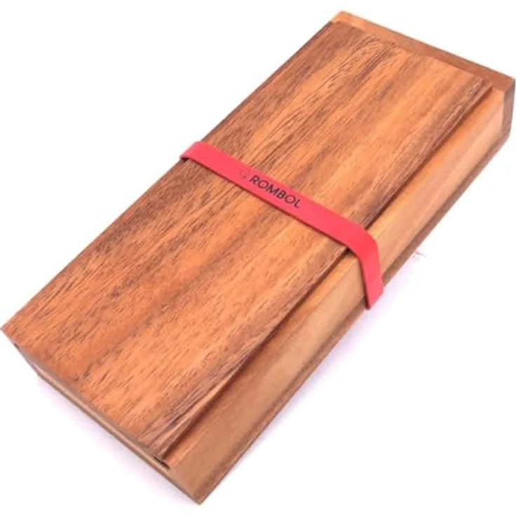 ROMBOL 15 - taktisches Zähl- und Rechenspiel für Kinder und Erwachsene, Holzspiel aus Helvea und Samena-Holz, 100 Punkte Ziel, 2 Spieler – Bild 5