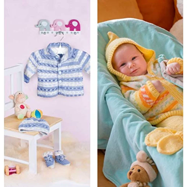 Gründl Gründl Wolle Baby color 50 g türkis multicolor Häkelwolle - Weiche und pflegeleichte Häkelwolle mit wollartigem Charakter – Bild 7