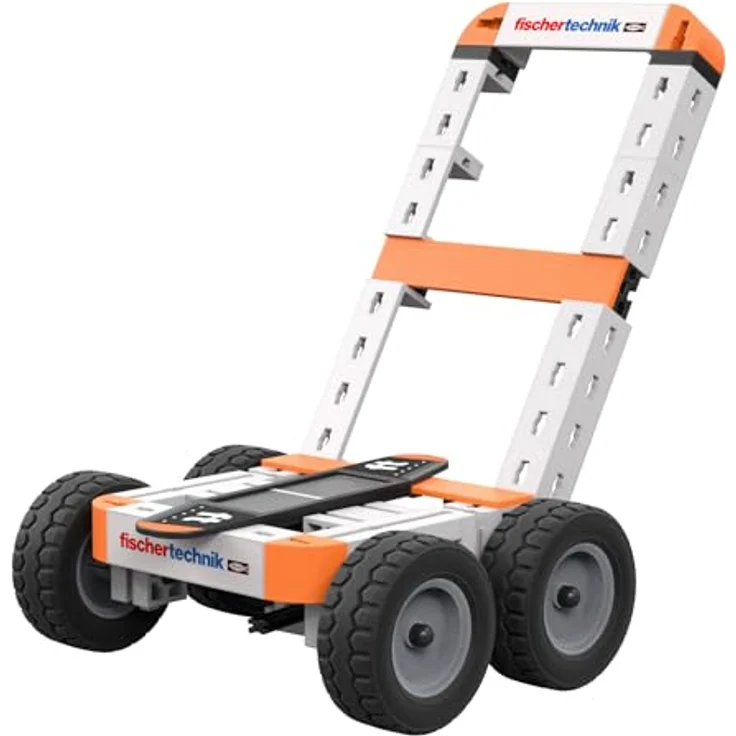 fischertechnik Junior Max 576101, Solar-Konstruktionsspielzeug mit 10 Modellen zum Bauen & Entdecken, ab 5 Jahren, orange – Bild 4