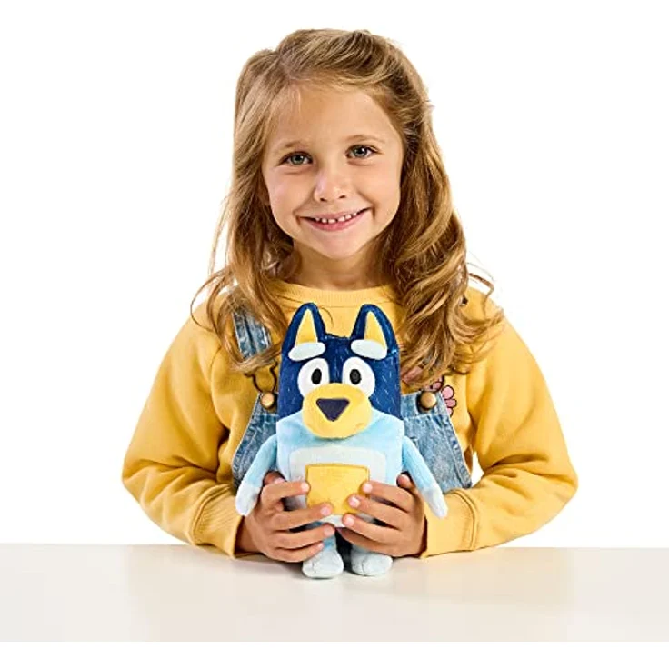 BlueY Bluey Dad Bandit 22,9 cm Plüschtier, perfekte Größe zum Kuscheln, luxuriöse Stoffe und gestickte Details – Bild 2