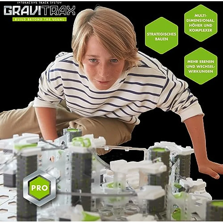 Ravensburger GraviTrax PRO Starter-Set Vertical. Interaktives Kugelbahnsystem, Konstruktionsspielzeug ab 8 Jahren. Kombinierbar mit allen GraviTrax Produktlinien, Starter-Sets, Extensions & Elements – Bild 5