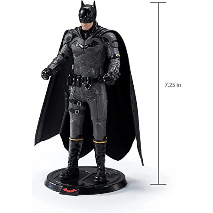 BendyFigs The Batman Movie, Biegefigur Batman, 18,5 cm, Mehrfarbig, aus PVC und ABS – Bild 4