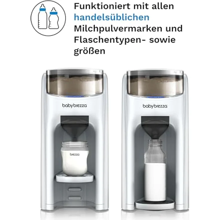 Baby Brezza Formula Pro Advanced, Babynahrungszubereiter mit automatischer Mischtechnologie, 3 Temperatureinstellungen und 60-300 ml Portionierung, BPA-frei – Bild 4