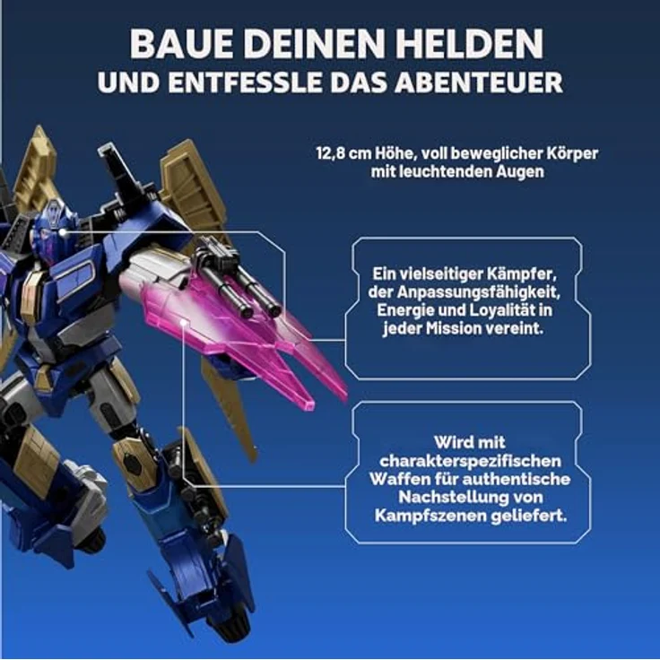 Blokees Transformers Classic Class 14 Sentinel Prime, baubare Sammelfigur mit posierbaren Funktionen und Panzer-LKW-Modus – Bild 3