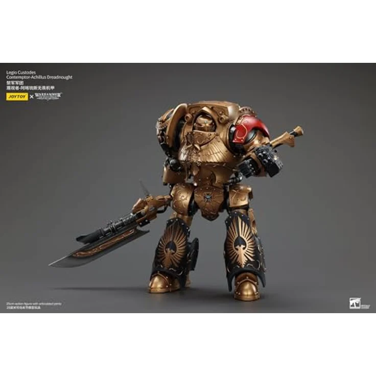 Joy Toy Warhammer The Horus Heresy Legio Custodes Contemptor-Achillus Dreadnought, 25 cm Actionfigur mit Zubehör – Bild 3