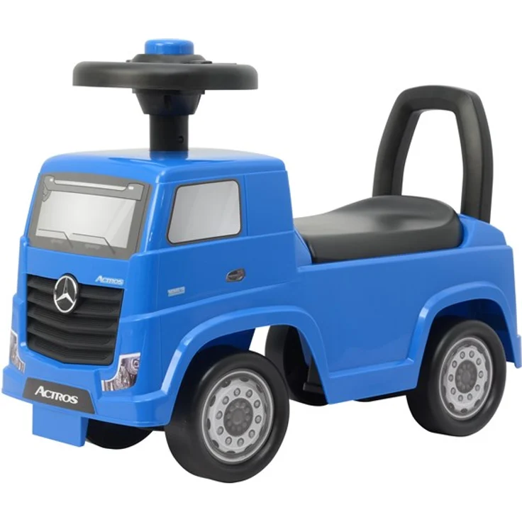 Mercedes Lizenzierter Actros Truck, Rutschfahrzeug mit Staufach für Spielzeug, kompakt und leicht