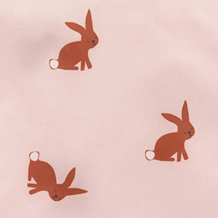LÄSSIG Wiederverwendbarer Aufbewahrungs-Beutel Snack Tasche 2 Stück, Little Forest Rabbit, wasserabweisend, BPA-frei, 17 x 18 cm – Bild 4