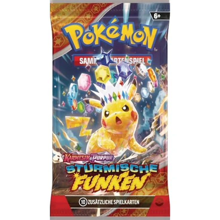 Pokémon Boosterpack-Display Karmesin & Purpur – Stürmische Funken (enthält 18 Boosterpacks) – Bild 4