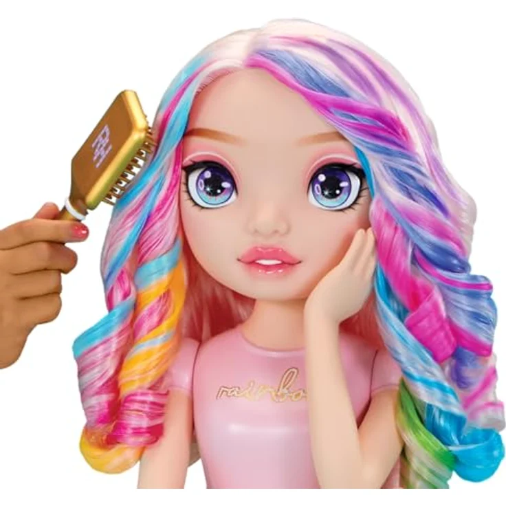 Rainbow High Bella Styling Head Playset, Frisier- & Schminkkopf mit 4-in-1 Spielmöglichkeit, geeignet für Haarstyling und Nail Art - Preisvergleich – Bild 5