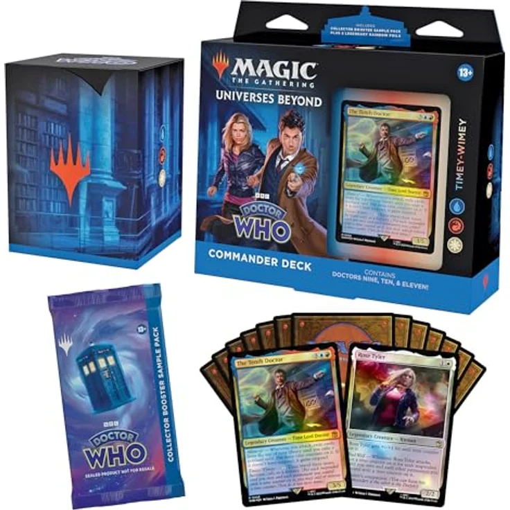 Wizards of the Coast Magic the Gathering Universes Beyond: Doctor Who Commander-Decks Display (4), 4 Decks mit je 100 Karten, inkl. Foilkarten und Spielsteinen, englisch – Bild 4