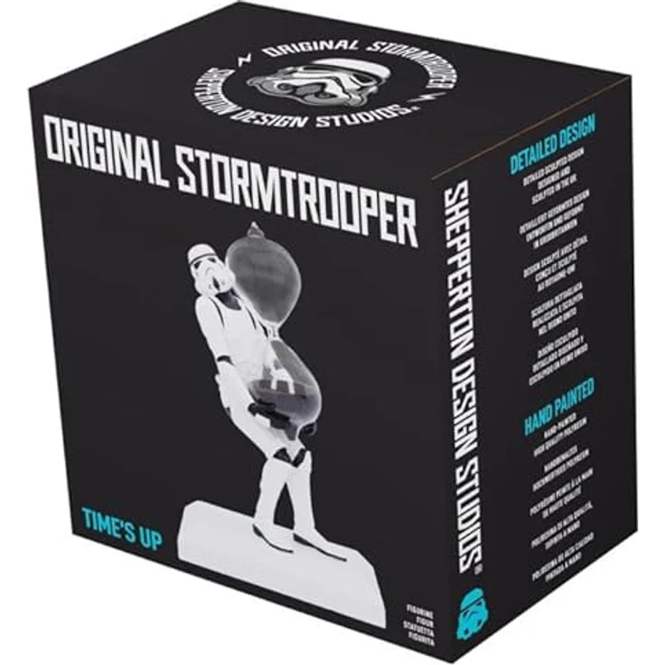 Nemesis Now Stormtrooper Sanduhr Time's Up, 17 cm, mit schwarzem Sand und offiziell lizenzierten Stormtrooper-Design – Bild 7