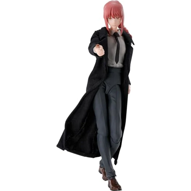 Tamashii Nation Chainsaw Man S.H. Figuarts Actionfigur Makima, 14 cm mit flexiblem Stoffmantel und wechselbaren Gesichtsteilen – Bild 6