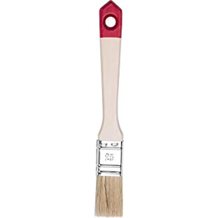 HARDY WORKING TOOLS 6er Set Flachpinsel Serie 40, vielseitige Malerpinsel mit Holzgriffen, Borstenmix für Lacke und Ölfarben, 20 mm bis 75 mm – Bild 2
