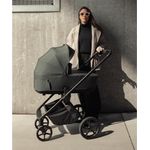 Venicci 2in1 Kombi-Kinderwagen Claro bis 22 kg - Forest, mit Babywanne, Sportsitz, Teleskopschieber, Liegeposition, Regenschutz, Beindecke, Wickeltasche & Wickeunterlage, Gratis Mobilitätsgarantie