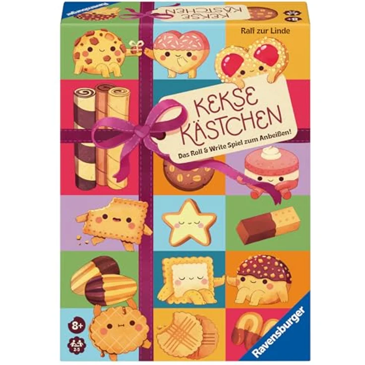 Ravensburger Keksekästchen 24749, Roll & Write Spiel mit doppelseitigen Spielplänen und abwischbaren Stiften, geeignet ab 8 Jahren – Bild 2