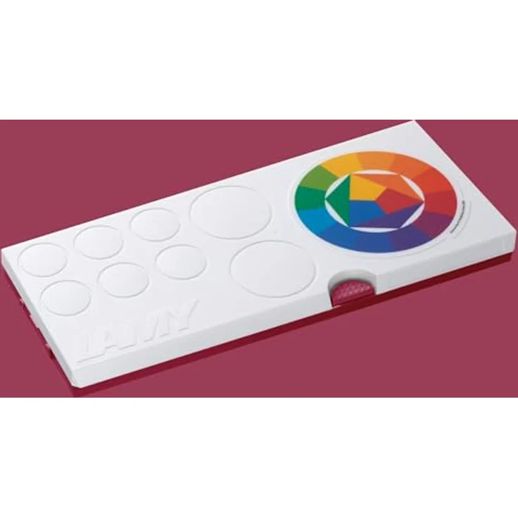 Lamy aquaplus multired Deckfarbkasten mit 12 Farben, Farbkreis nach Johannes Itten und Deckweiß, für Schulunterricht – Bild 5