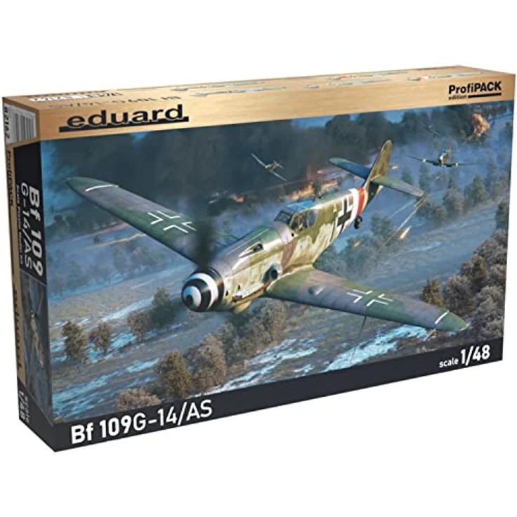 Eduard - Eduard 82162 Messerschmitt me-109g-14/as, Modellflugzeug in Weiß – Bild 1
