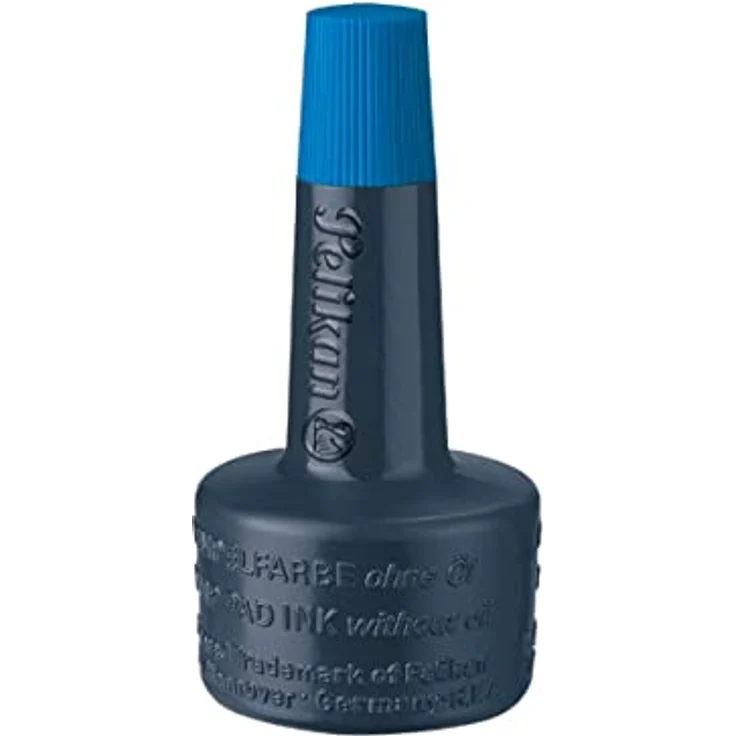 Pelikan Stempel Stempelfarbe 4K, öl- und schnelltrocknend, 28 ml, blau – Bild 2