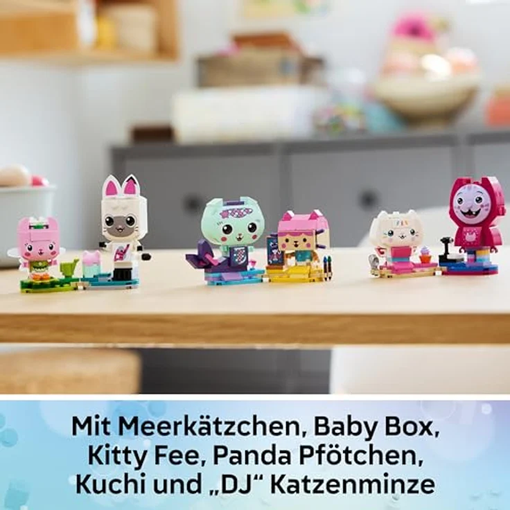 LEGO Gabbys Puppenhaus Gabbys Katzenfreunde, Spielzeugset mit 6 Tierfiguren und Ausstellungsständer, kreatives Lernspielzeug für Mädchen ab 6 Jahren, 11215 – Bild 5