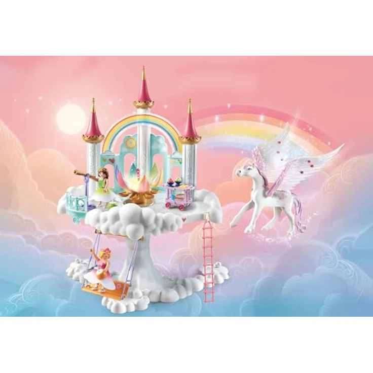 Playmobil® Himmlisches Regenbogenschloss (71359), Princess Magic Konstruktions-Spielset, (114 St) – Bild 3