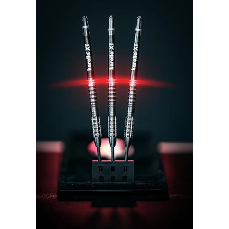 Karella SuperDrive 90% Tungsten Softdart, 20g, für elektronische Dartscheibe, 2BA Gewinde, 3 Dartpfeile mit Kunststoffspitze, Dartautomat, Wolfram, Profidart mit Flight und Shaft – Bild 5