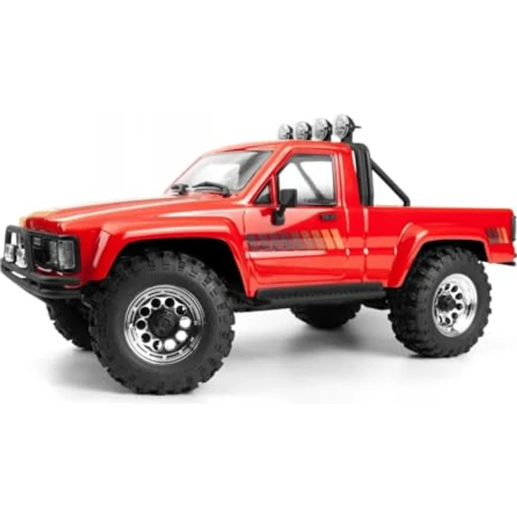 HPI Venture18 Flux 1985 Toyota Hilux SR5, RTR Crawler mit bürstenlosem Motor, 2-Gang-Getriebe und LED-Beleuchtung, rot – Bild 1