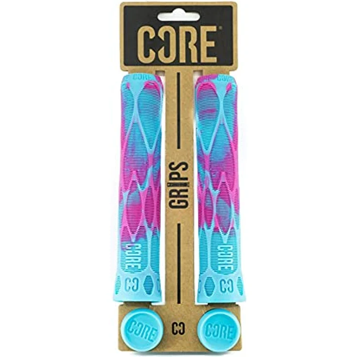 Core Action Sports Stuntscooter Core Pro Stunt-Scooter Griffe soft 170mm Refresher (Pink/Türkis) - Premium Lenkergriffe für Action-Sportarten – Bild 4